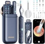 Ear Wax Removal Tool Camera: ZERONDER Ear Cleaner with Flexible Ear Scope - Visual Camera 1080P HD for Adults & Kids - Safe Ear Cleaning Tool for Home Use Valentine's Day Gifts