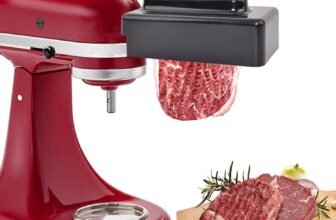 Meat Tenderizer for Kitchenaid Mixer, Meat Tenderize Attachment for Kitchenaid Stand Mixer with Stainless Gears, Black