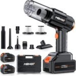 Car Vacuum Portable Cordless,35000PA High Power Suction & Blower, Handheld Vacuum Cleaner for Car, Home, Desktop, Keyboard,Birthday Gifts for Men Dad Husband(Midnight Black) Visit the MBNGF Store