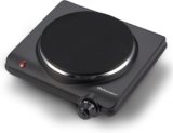 Elite Gourmet Portable Electric Burner – 1000W Cast Iron Hot Plate