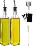 2-Pack Glass Olive Oil & Vinegar Dispenser Set – 500ml