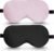 BeeVines 100% Mulberry Silk Sleep Mask 2 Pack – Adjustable Blackout Eye Mask for Sleep and Travel