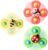 ALASOU Suction Cup Spinner Toys – 3PCS Sensory Spinning Set for Toddlers