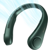 Portable Bladeless Neck Fan with Rechargeable Battery & Hands-Free Cooling