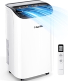 14,000 BTU Portable Air Conditioner for Large Rooms with Remote Control & Low Noise Cooling
