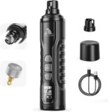 5-Speed Quiet Electric Pet Nail Grinder for Dogs & Cats