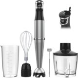 5-in-1 1100W Immersion Hand Blender Set – Black