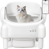 Open-Top Self Cleaning Litter Box – Smart App-Controlled System