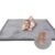 Extra-Large Memory Foam Baby Play Mat – Dark Grey