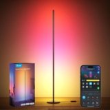 Govee RGBIC Smart LED Corner Floor Lamp (Music Sync + Alexa Compatible)