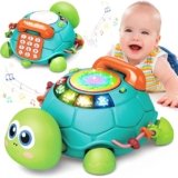 Jyusmile Musical Turtle Crawling Baby Toy (6-12 Months)