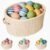 3-Pack Woven Cotton Rope Gift Baskets with Handles