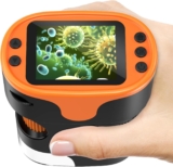 1000X Handheld Digital Microscope – 4K Kids Pocket Microscope with Screen
