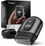 Mini Electric Foil Shaver for Men LED Display 3-Blade Wet & Dry Razor