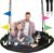 HeyZoo 48″ Tree Swing – Heavy Duty Saucer Swing for Kids & Family