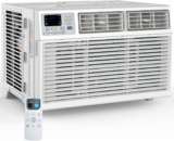 12,000 BTU Window Air Conditioner with Fast Cooling, Dehumidifier & Remote Control