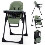 Kinder King Adjustable Convertible High Chair – Green