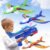 Foam Airplane Launcher Toy Set – 3 Pack Glider Flying Planes for Kids