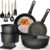21-Piece Non-Stick Ceramic Cookware Set with Detachable Handle