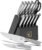 imarku 14-Piece Japanese Kitchen Knife Set with Block & Built-in Sharpener