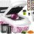8 Blade Vegetable Chopper and Mandoline Slicer – All-in-One Food Chopper with Container