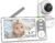 HelloBaby 4.3” Video Baby Monitor – Remote Pan-Tilt-Zoom with Night Vision