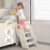 Onasti Foldable 3-Step Stool for Kids – Grey