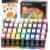 36-Color Acrylic Paint Set with Brushes & Palette for Multi-Surface Art Projects