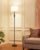 Dimmable Modern Floor Lamp with Linen Shade – 1000 Lumens