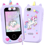 Kids Smart Phone Toy for Girls – 2.8” Touchscreen Learning Phone with Camera & Music