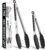 HOTEC Premium Stainless Steel Kitchen Tongs – Set of 2