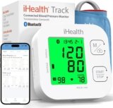 iHealth Track Smart Blood Pressure Monitor – Bluetooth Upper Arm Cuff for All Adult Sizes