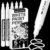 White Acrylic Paint Pen Set (5 Pack) for Multi-Surface Marking & Creative Projects