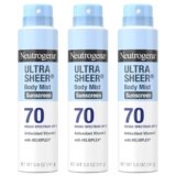 Neutrogena Ultra Sheer Body Mist SPF 70 – Pack of 3