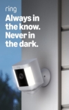 Battery-Powered Spotlight Security Camera with HD Night Vision & Siren