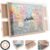 ALL4JIG Rotating Puzzle Board – 2000 Piece Wooden Table with Drawers