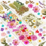 100-Piece Natural Pressed Dried Flower Kit for Resin, Crafts & DIY Art Projects