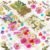 100-Piece Natural Pressed Dried Flower Kit for Resin, Crafts & DIY Art Projects