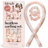 Satin Heatless Curlers Set Overnight No-Heat Styling Kit