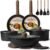 CAROTE 19 Piece Non Stick Cookware Set – Detachable Handle Pots and Pans Set for Induction and Oven