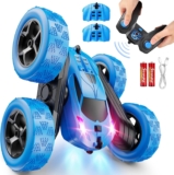 QUNREDA 4WD RC Stunt Car – 360° Flip Remote Control Car with LED