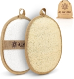 Natural Egyptian Loofah Body Scrubber Set – 2-Pack Exfoliating Bath Sponge