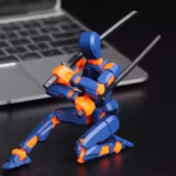 3D Printed Multi-Jointed Shapeshifting Robot Figure – 13 Poseable Action Figures Toy for Kids and Adults