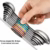 Stainless Steel Measuring Spoon Set Deal | 9-Piece Double-Ended Baking Set