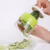Spiral Vegetable Cutter – Adjustable Portable Slicer Tool