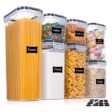 7pcs Airtight Food Storage Containers – BPA-Free Kitchen Set