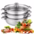 3 Tier Stainless Steel Steamer Pot – Multi-Layer Cooking Set