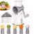 5-in-1 Rotary Cheese Grater – Multi-Function Vegetable Slicer