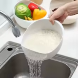 Multi-Purpose Rice Drainage Basket & Kitchen Strainer