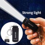 Mini Keychain Flashlight – USB Rechargeable Waterproof LED